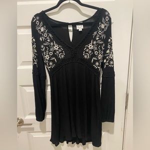 Black Floral Dress